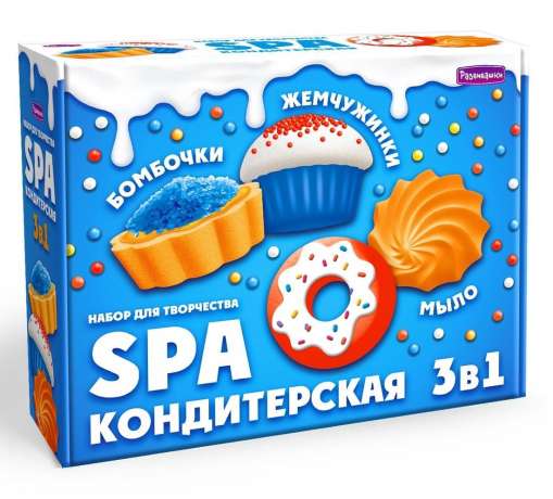 SPA-Set 3in1 Confectionery Soap + Bombs