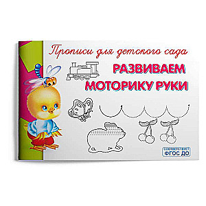 Attīstām roku motoriku. Rakstīšanas grāmatas bērnudārzam