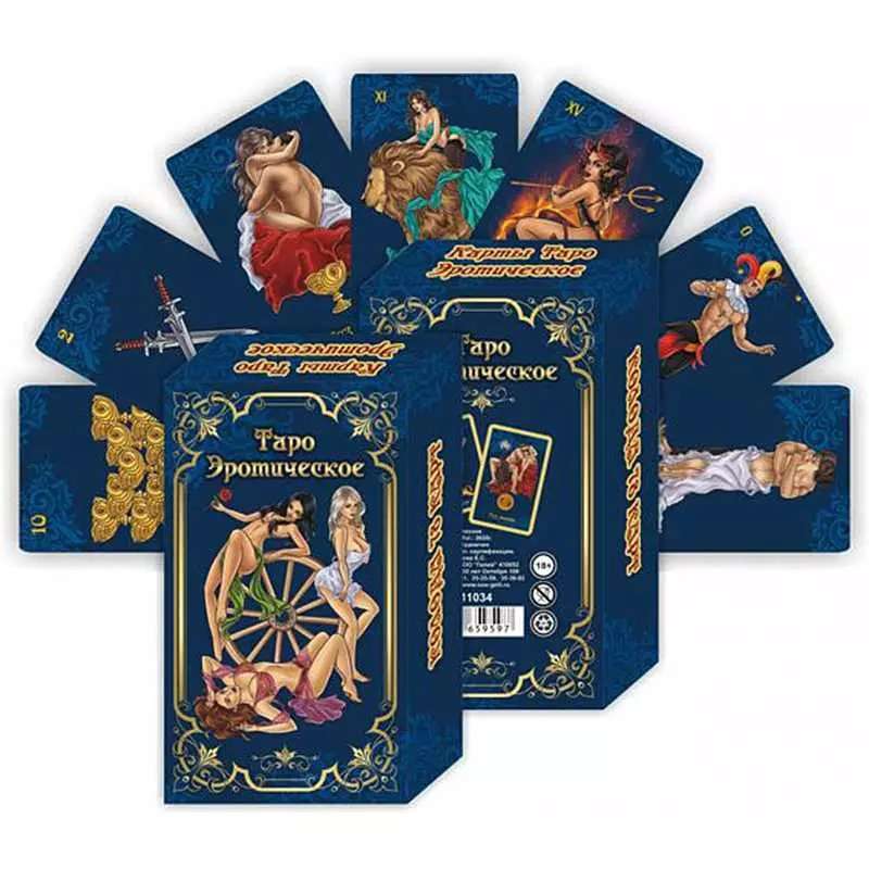 Tarot Erotic Divination Cards VIP 78 cards + instruction