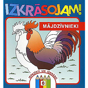 Krāsojam! 6 Mājdzīvnieki