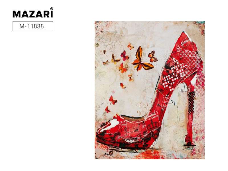 Diamond mosaic with an easel, 21x25 cm, 1 design