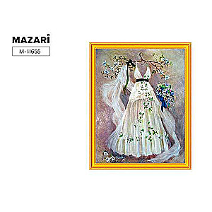 Glezna 2 in 1: dimanta mozaīka un krāsošana pēc numuriem 40x50 cm VASARAS SĀKUMS