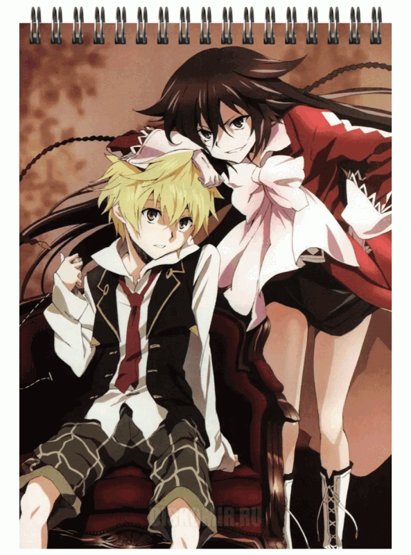 Joonistusplokk A5 Pandora Hearts - Oz Vessalius, Alice