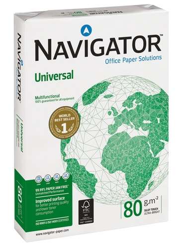 Birojs kopēšanas A4 500l. 80g/m2 Navigator UNIVERSAL
