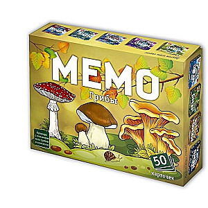 Tischspiel - Memo. Pilze. 50 Karten