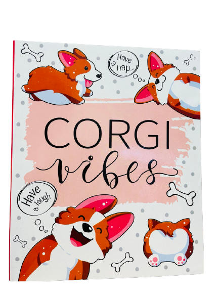 Bloknot pozitīvā noskaņojuma. Corgi Vibes