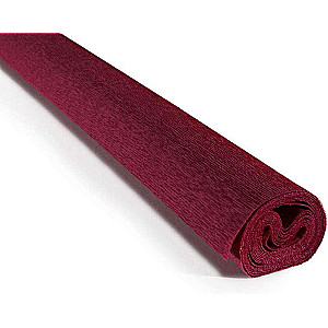 Kreppapīrs 50cmx2,5m bordo
