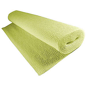 Crepe paper 50cmx2.5m lime green
