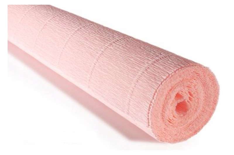 Crepe paper 50cmx2.5m in salmon color