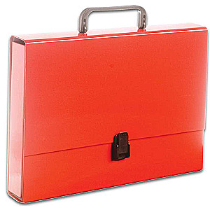 A4 Portfolio Folder Made of Laminated Cardboard Red