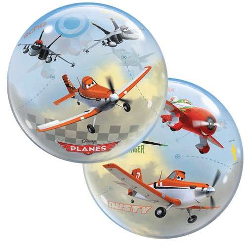 Folienballon 22 QL Bubble single Planes