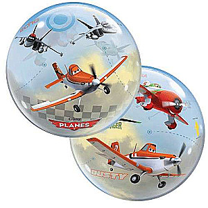 Folienballon 22 QL Bubble single Planes