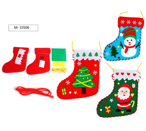 Textile Creative Set Christmas Sock