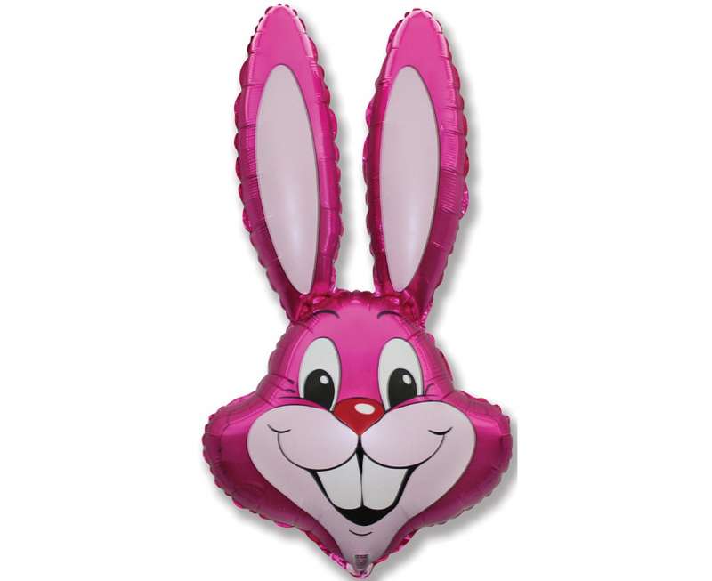 Folienballon 24 FX - Kaninchen pink