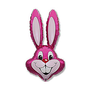 Folienballon 24 FX - Kaninchen pink