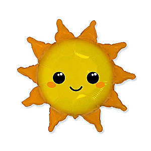 Folienballon Sonne, verpackt, FX, 24