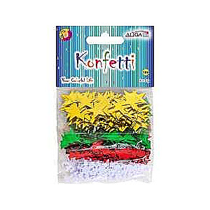 Ziemassvētku dekors konfeti 20g folija MIKS