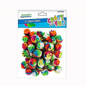 Dekors Pomponi 40 gb. mix