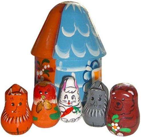 Finger Theater in the House - Willow Hut for 7 People.