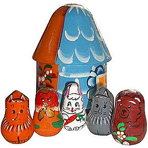 Finger Theater in the House - Willow Hut for 7 People.