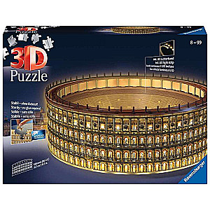 3D puzzle - Koloseum nocą, z podświetleniem