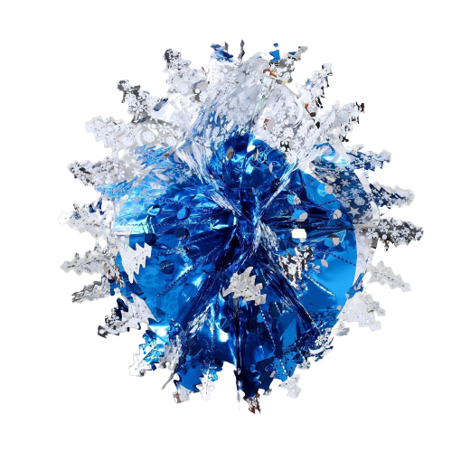 Foil Ball d-30 cm Christmas Trees, mix