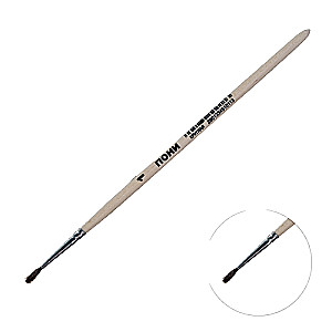 Pędzel Ośle okrągły № 1 d-1 mm ; L-10 mm rękojeść drewno Calligrata