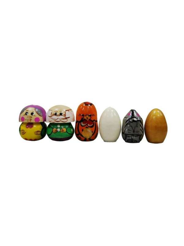 Finger Puppet Theater Chicken Ryaba 6 pcs