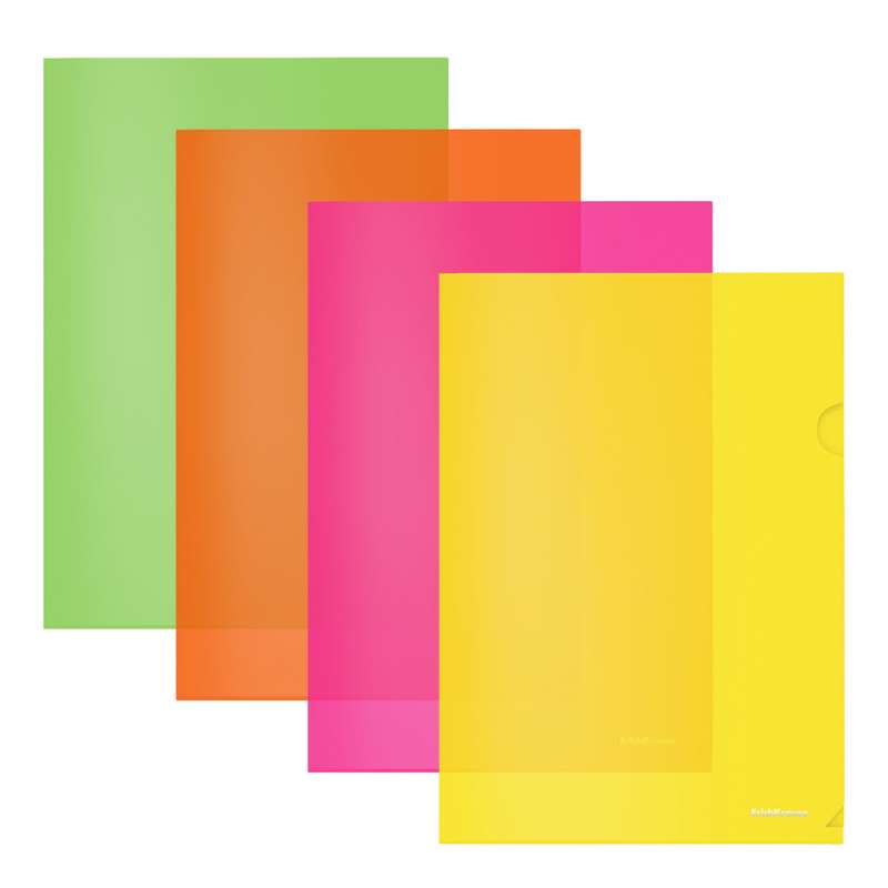 Eckordner A4 ERICHKRAUSE Fizzy Neon, assortiert