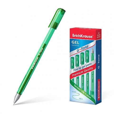 Gelschreiber ErichKrause® G-Tone, Tintenfarbe grün