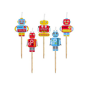 Набор свечей Robot, 5 pcs