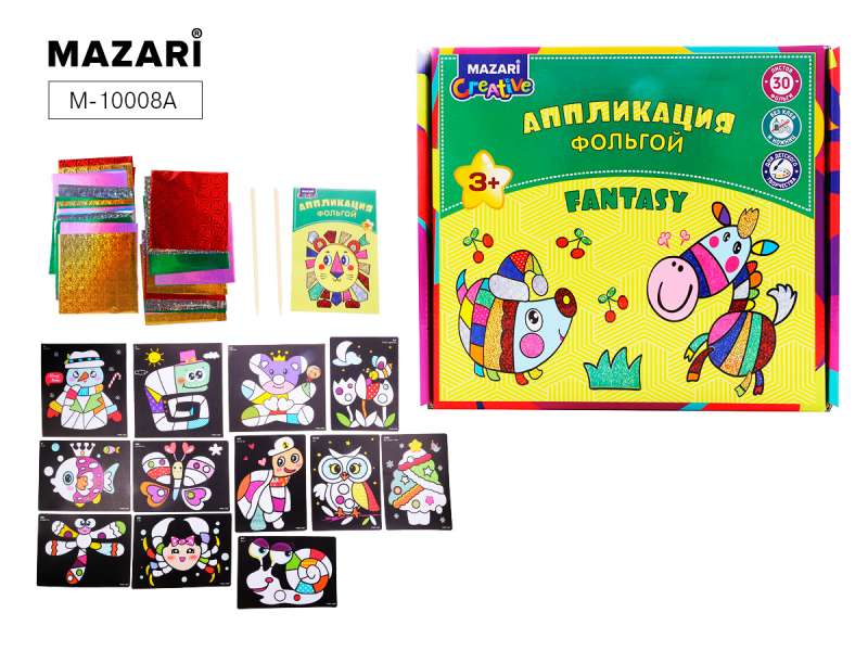 Creative Set Foil Application Animal Paradise