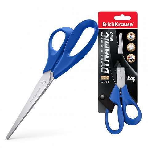ErichKrause® Dynamic šķēres, 18cm