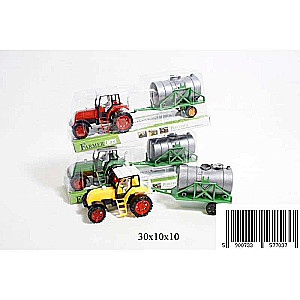 Tractor with a tank