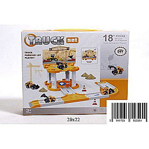 Spēļu komplekts - Auto trase TRUCK SET 28*22cm