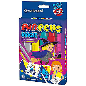 Markers 4 colors + 2 special markers Airpens Magic