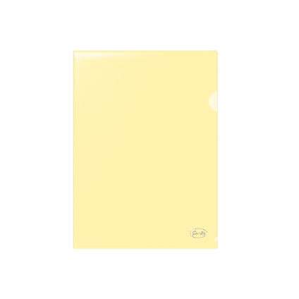 Eckmappe A4 FOROFIS L-Typ 0,115mm, transparent gelb