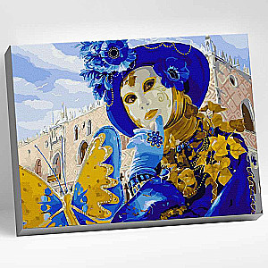 Numbered painting 40x50 cm - Venetian Festival