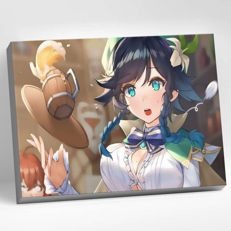 Numbrite maal 30x40 cm - Genshin. Venti
