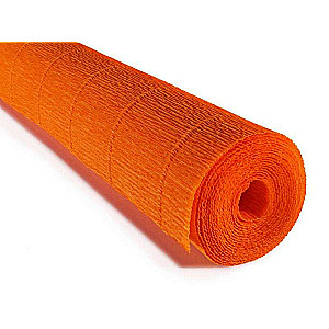 Kreppapīrs 50cmx2,5m oranžs