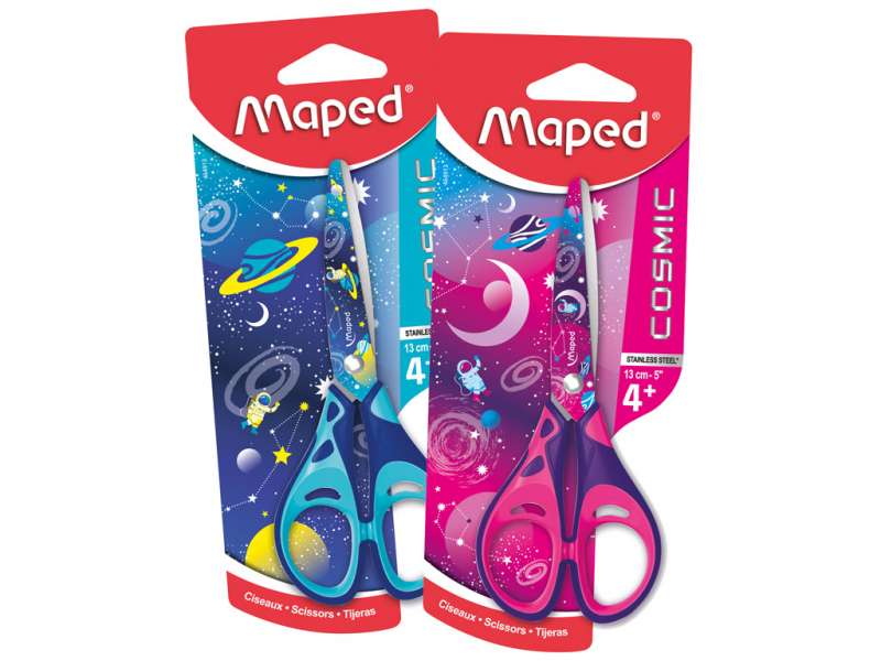 MAPED Tatoo Kids Cosmic šķēres, 13cm, dažādībā