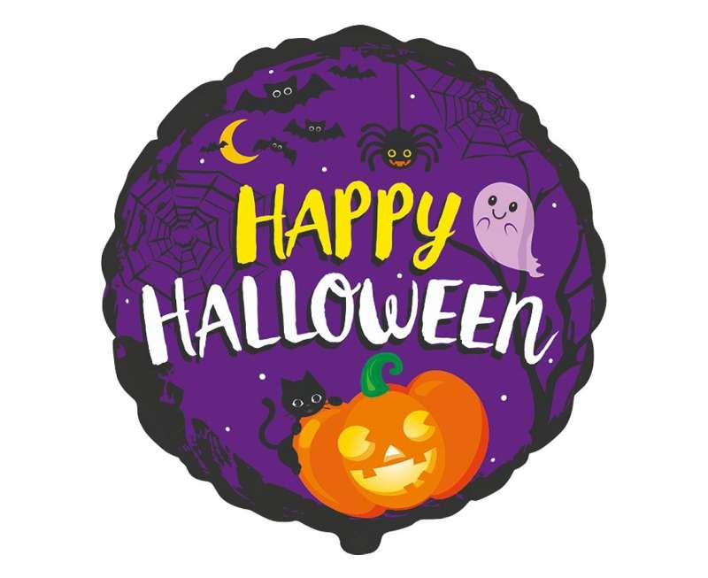 Folienballon 18 FX - Happy Halloween
