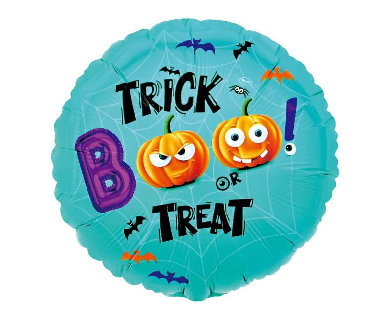 Folienballon BOO! Halloween Trick or Treat, 18
