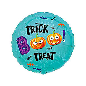Folienballon BOO! Halloween Trick or Treat, 18