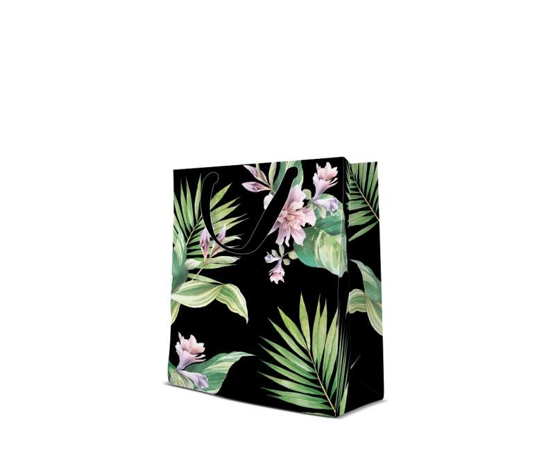 Dāvanu maisiņš PAW Exotic Flowers, 20 x 25 x 10 cm