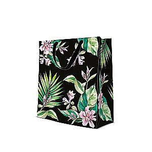 Torebka prezentowa PAW Exotic Flowers, 26.5 x 13 x 33.5 cm