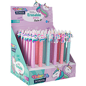 Zila 0,5 mm gēla pildspalva ar dzēšgumiju COLORINO Unicorns