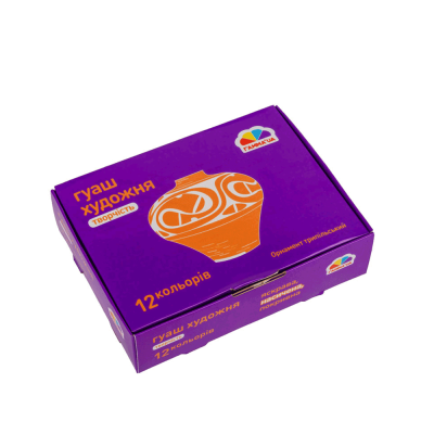 Gouache artistic 12 colors/240 ml