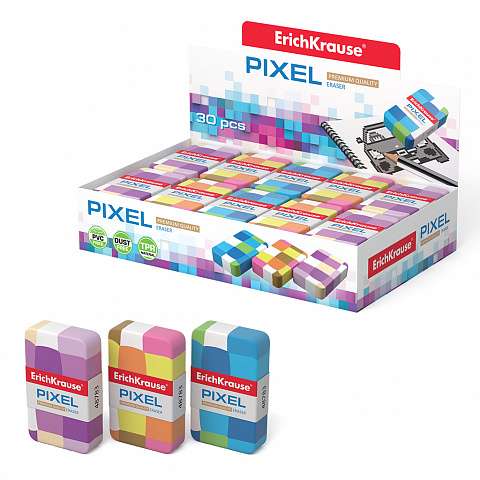 Radiergummi - Pixel, im Sortiment