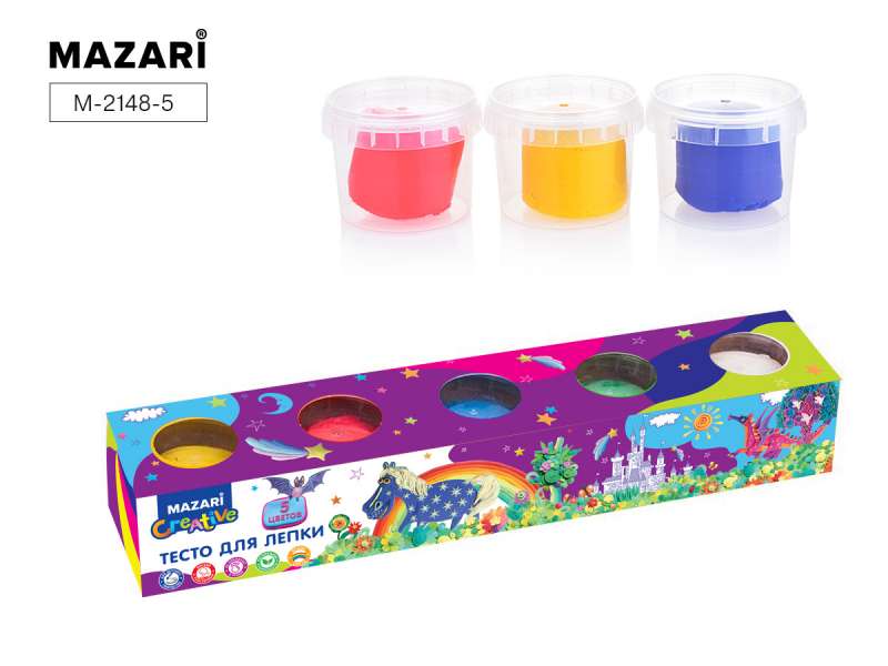 Modeling Clay 05 Colors, 450 g